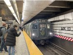 Somebody else snapping footage of the Holiday Train at Lexington Av-63 St Sta